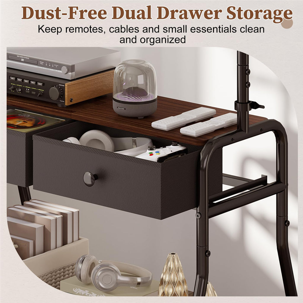 Rolling TV Stand with Mount for 32–75 Inch TVs B869