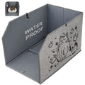 Waterproof Cat Litter Box Enclosure with Removable Mat and 2 Hooks N5423