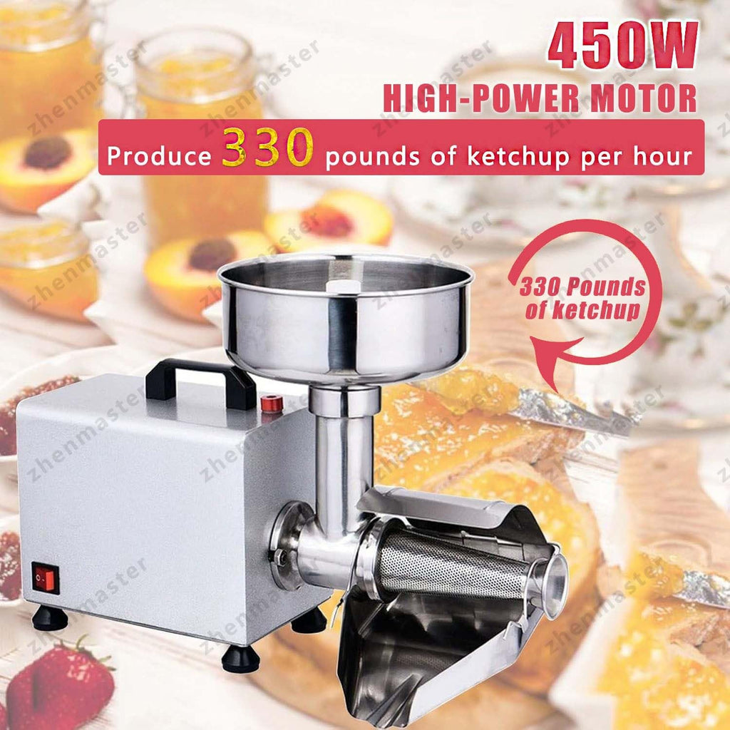 450W Electric Stainless Steel Tomato Strainer W9622