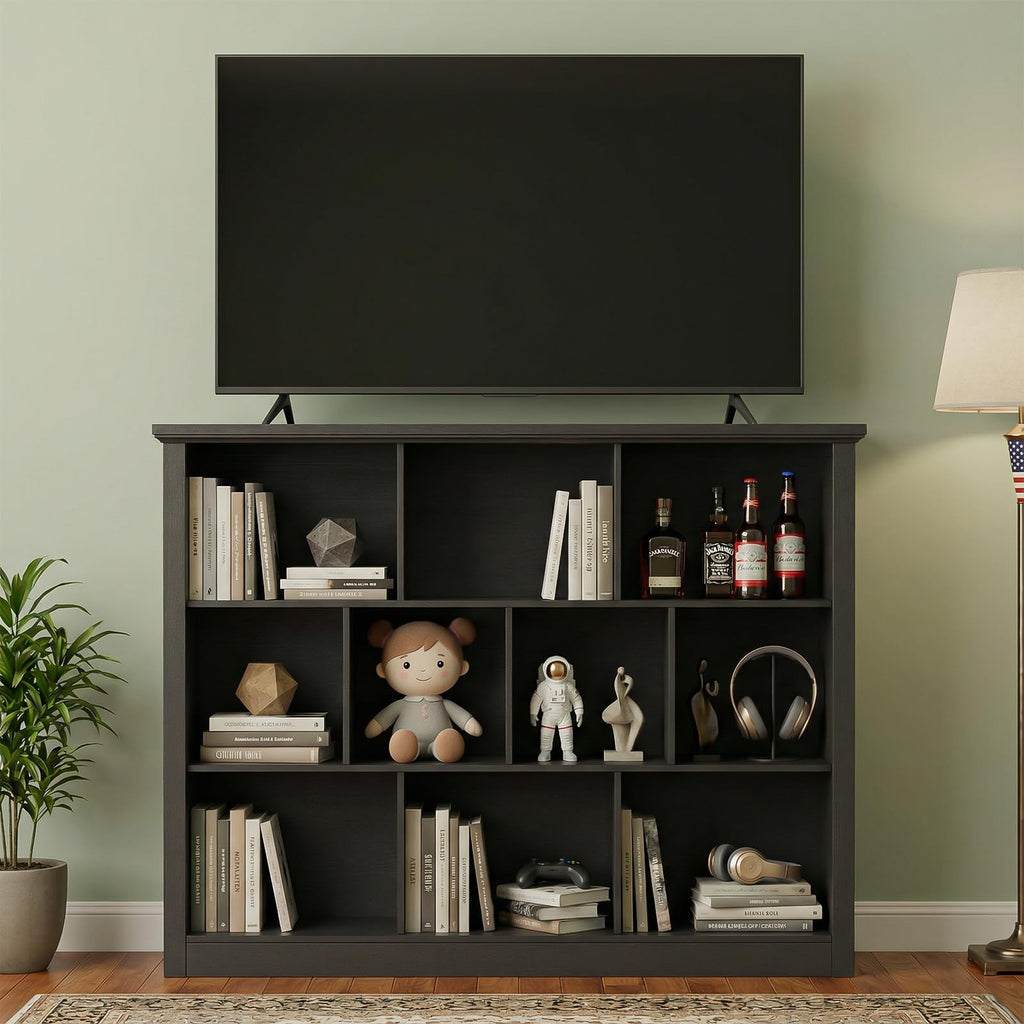 Black Cube Storage Shelf X389