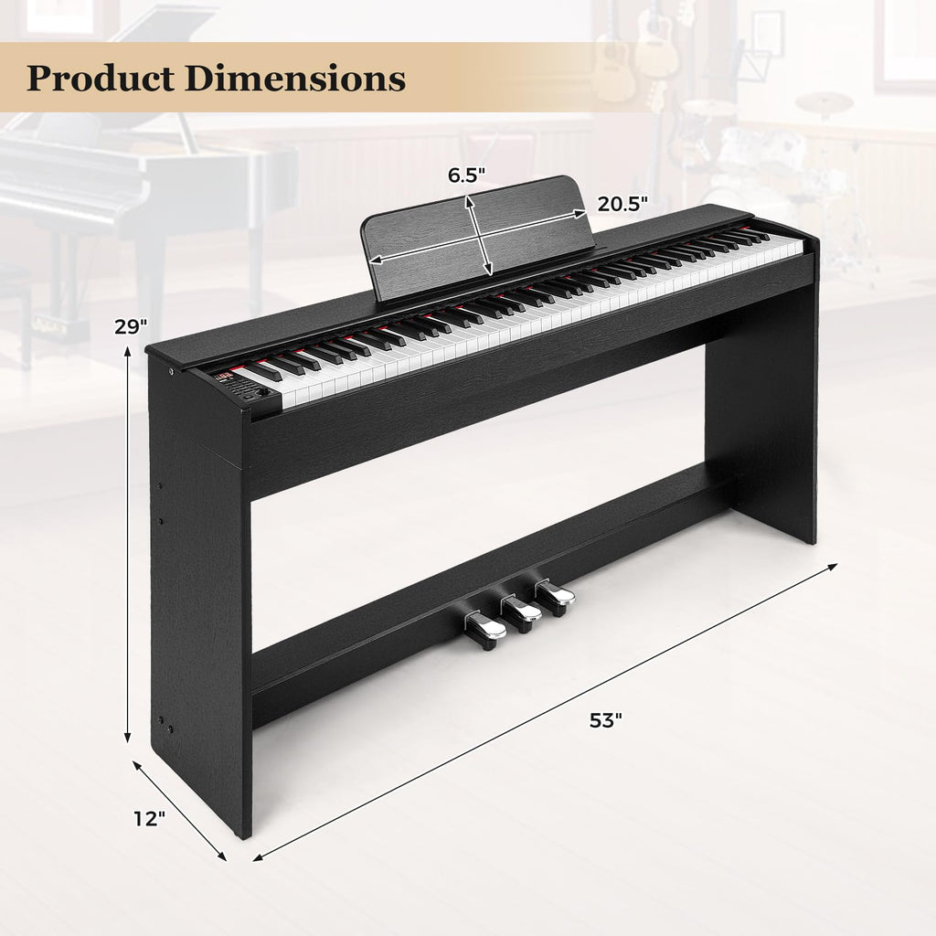 88 Key Weighted Hammer Action Digital Piano H42731