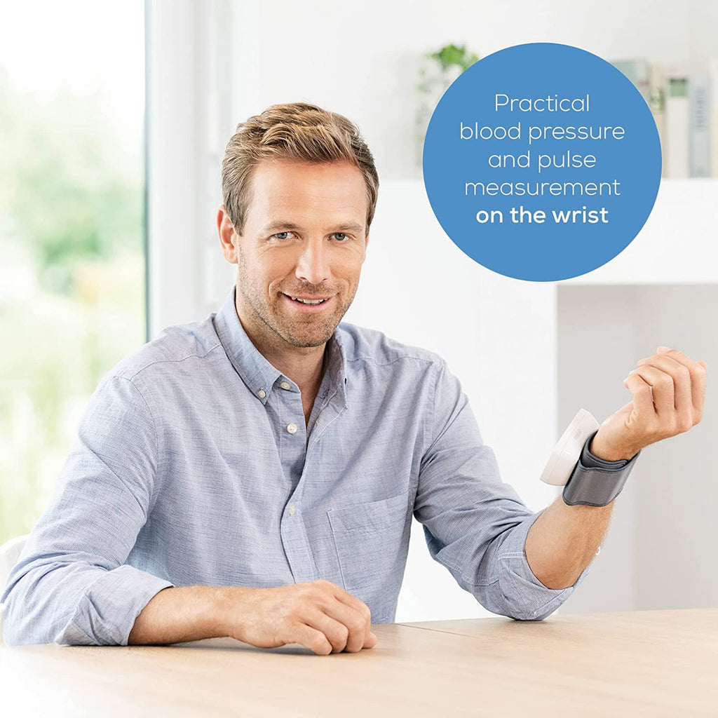 Bluetooth Automatic Wrist Blood Pressure Monitor with Large LCD Display Z711