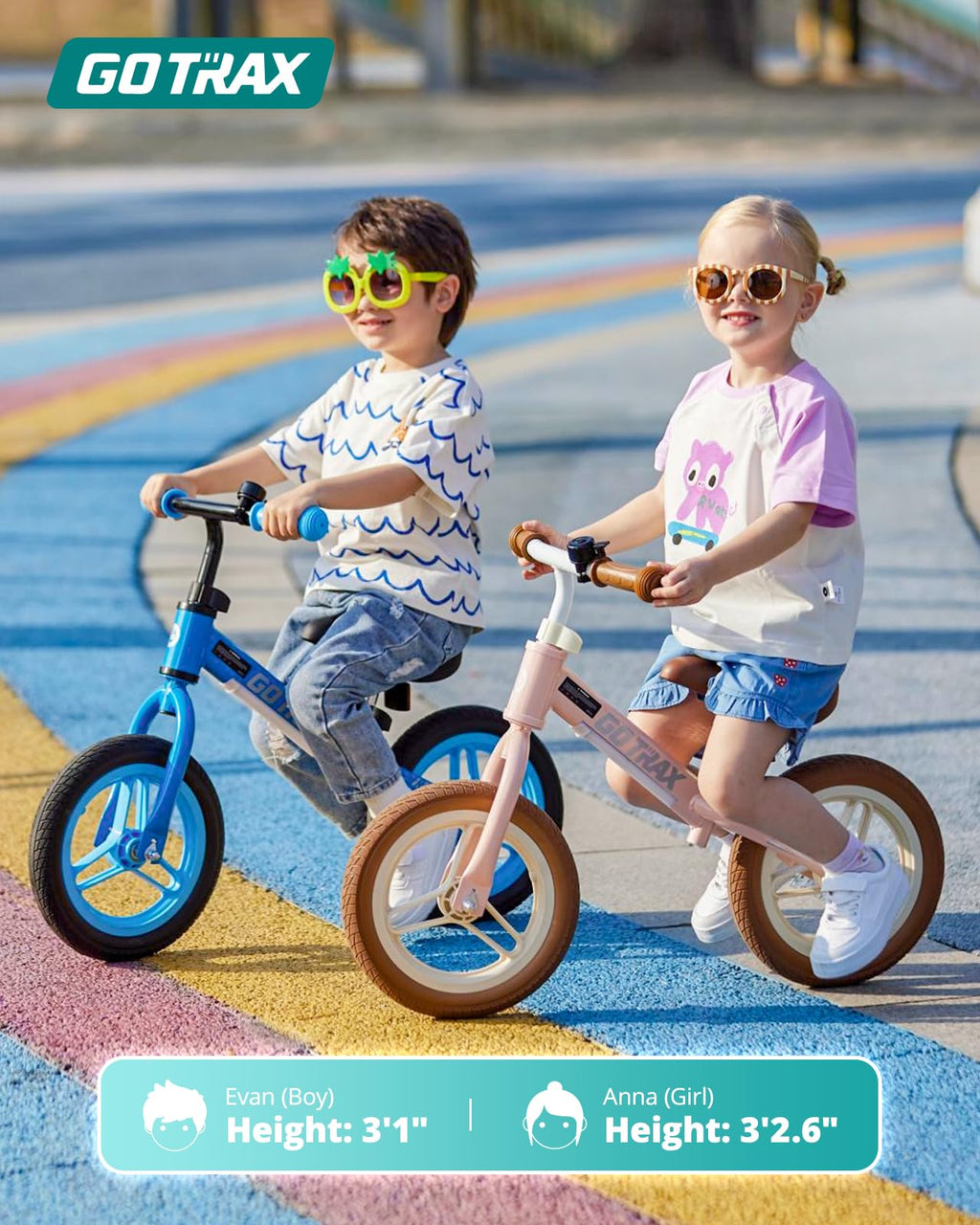 12" No-Pedal Toddler Balance Bike A205826