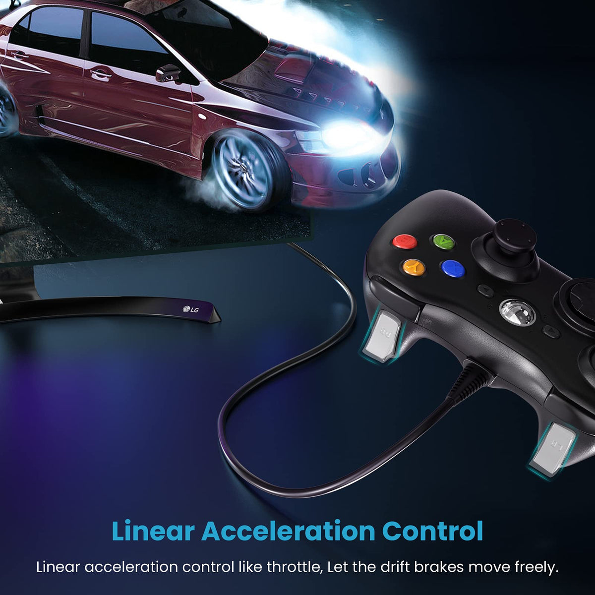 Wired Controller for Xbox 360 and PC G33771