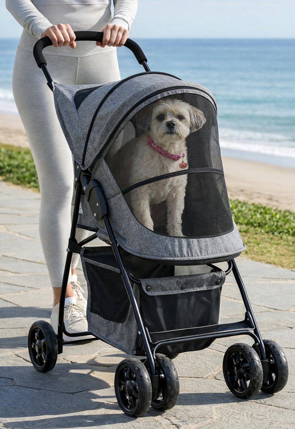 Titanium Grey Pet Stroller X70842
