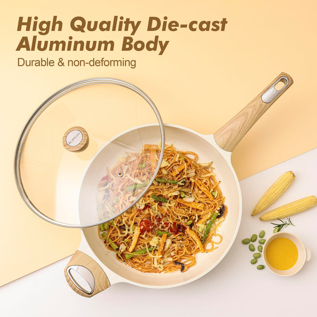 14 Piece Non Stick Ceramic Cookware Set E565