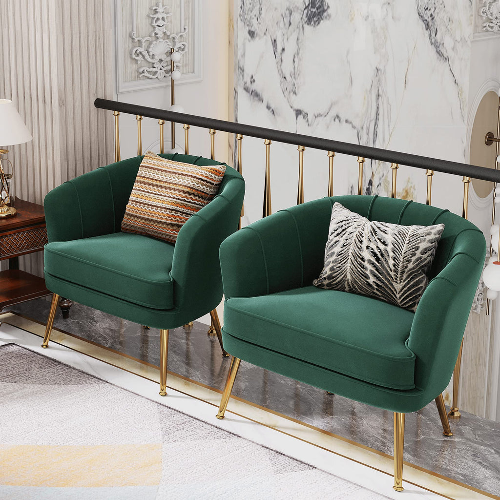 Velvet Accent Chair D58654