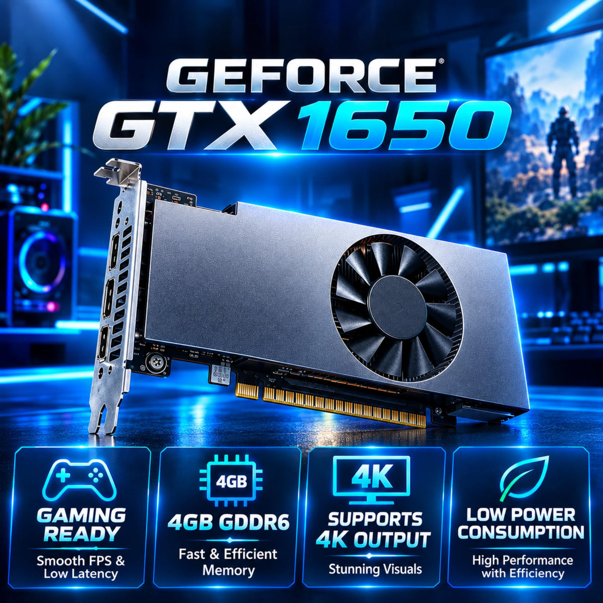 Gaming PC, i5, 32GB RAM, 1TB SSD + 4TB HDD N669