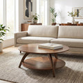 Round Wood Coffee Table D595451