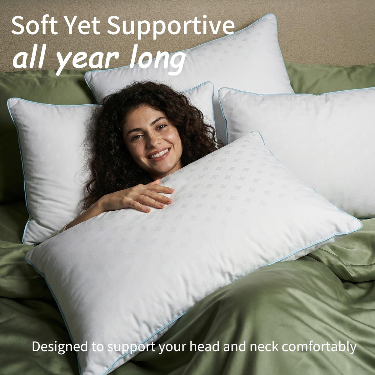 King Size Down Alternative Pillows Set of 2 B77707