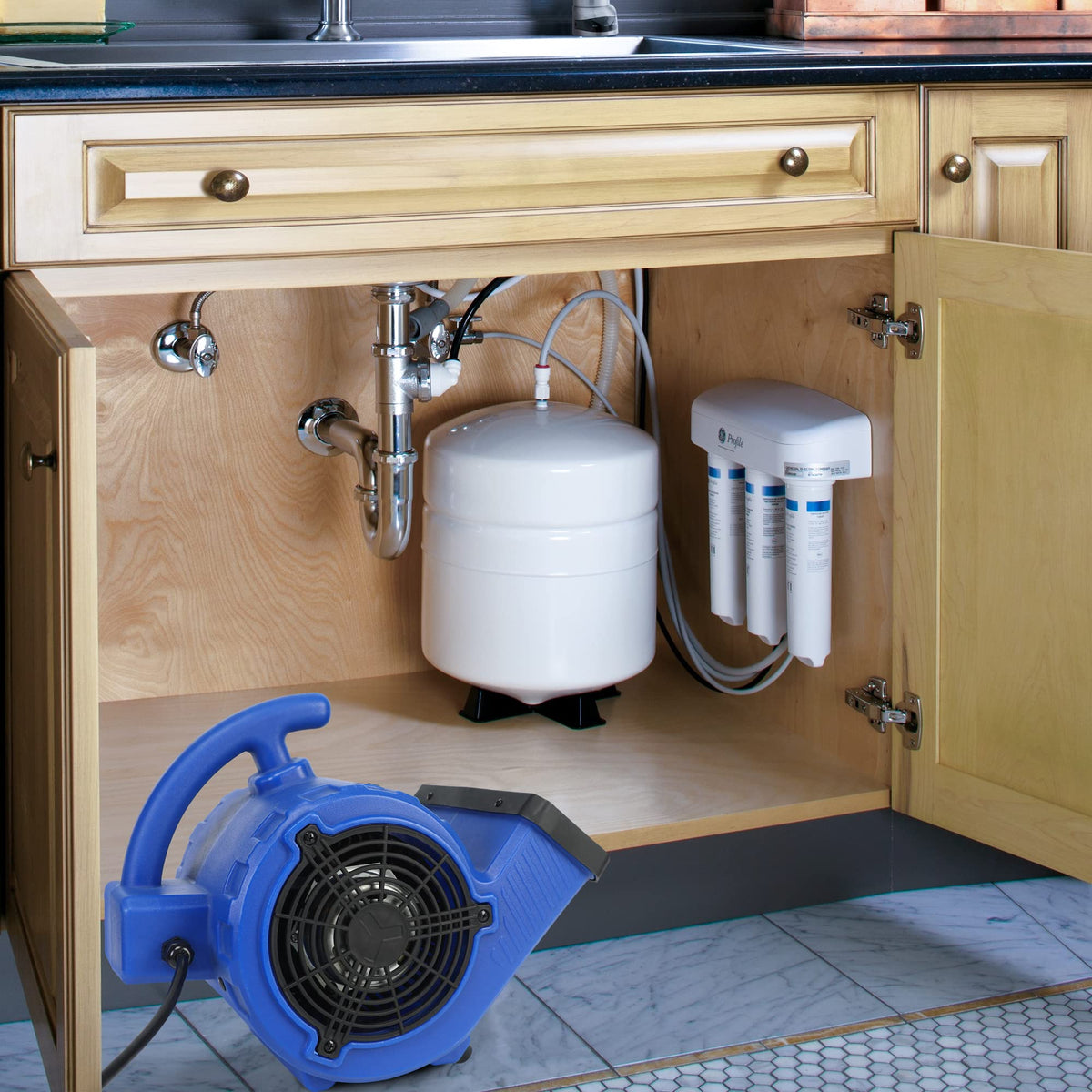Blue 305 CFM Mini Floor Air Mover S635