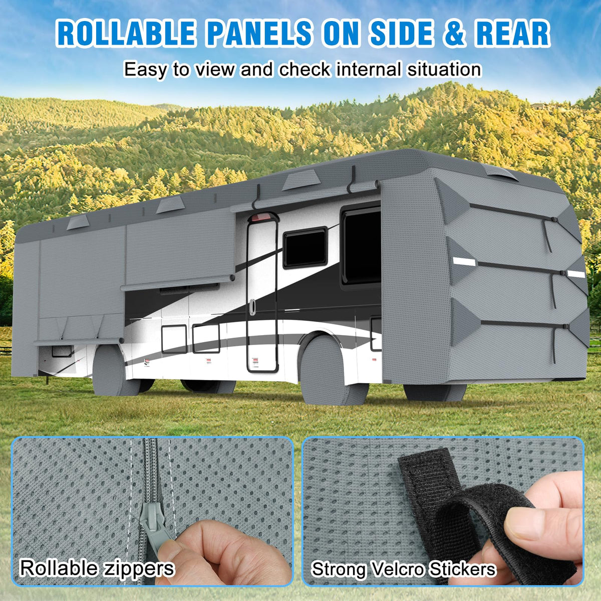 37'-40' Class A Motorhome RV Cover Q1417