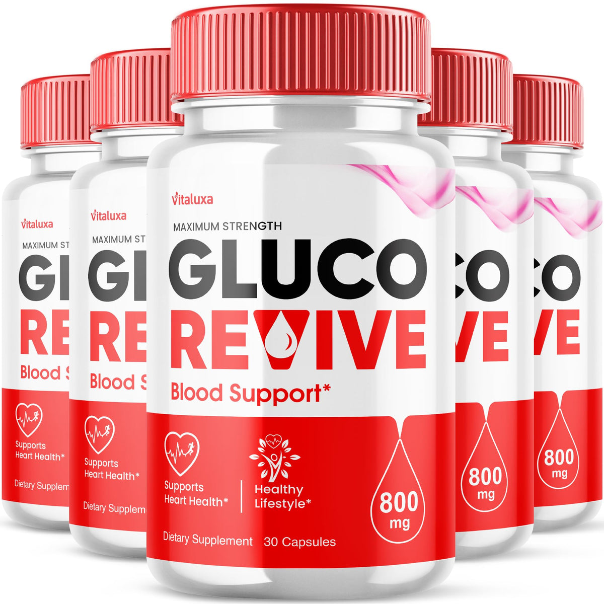 5 Pack Capsules Supplement 300 Count Q963