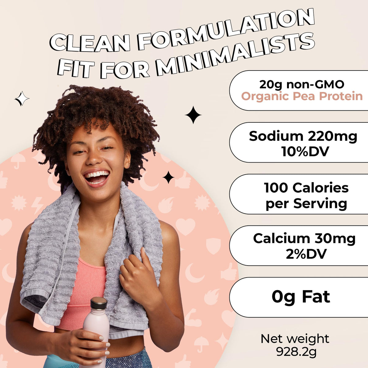 Vegan Protein Powder Vanilla 34 Servings A372