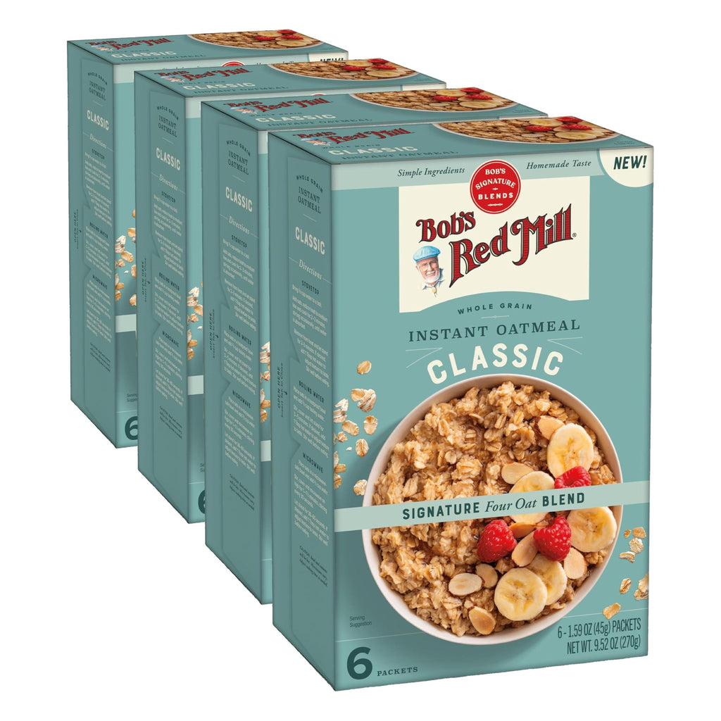 Instant Oatmeal, Maple Brown Sugar, 24 Packets, Gluten Free, Whole Grain M73076