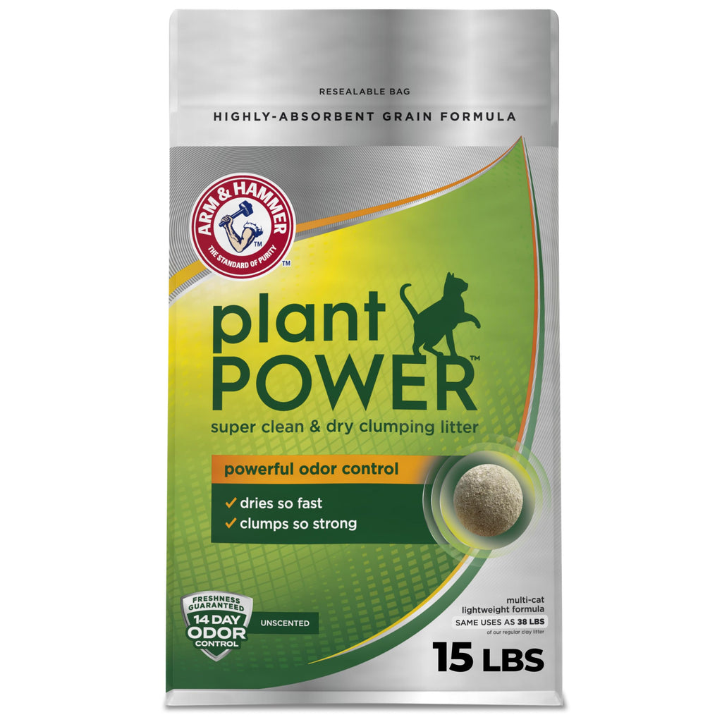 Plant-Based Clumping Cat Litter Unscented 15 Lbs P33337