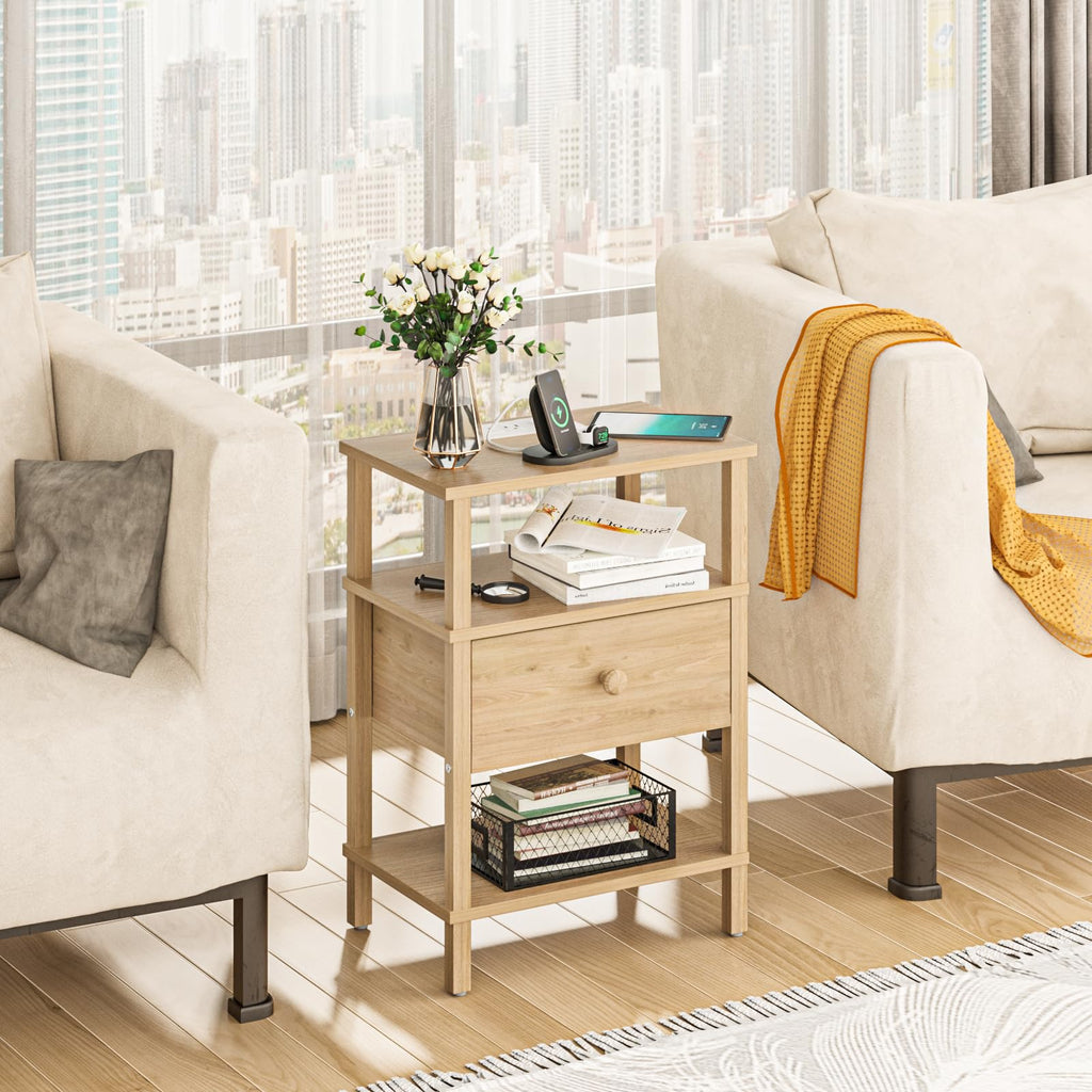 3 Tier Storage End Table Set 2 T375