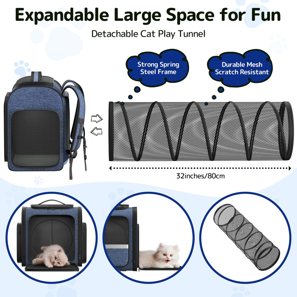 Cat Backpack with Play Tunnel N392560