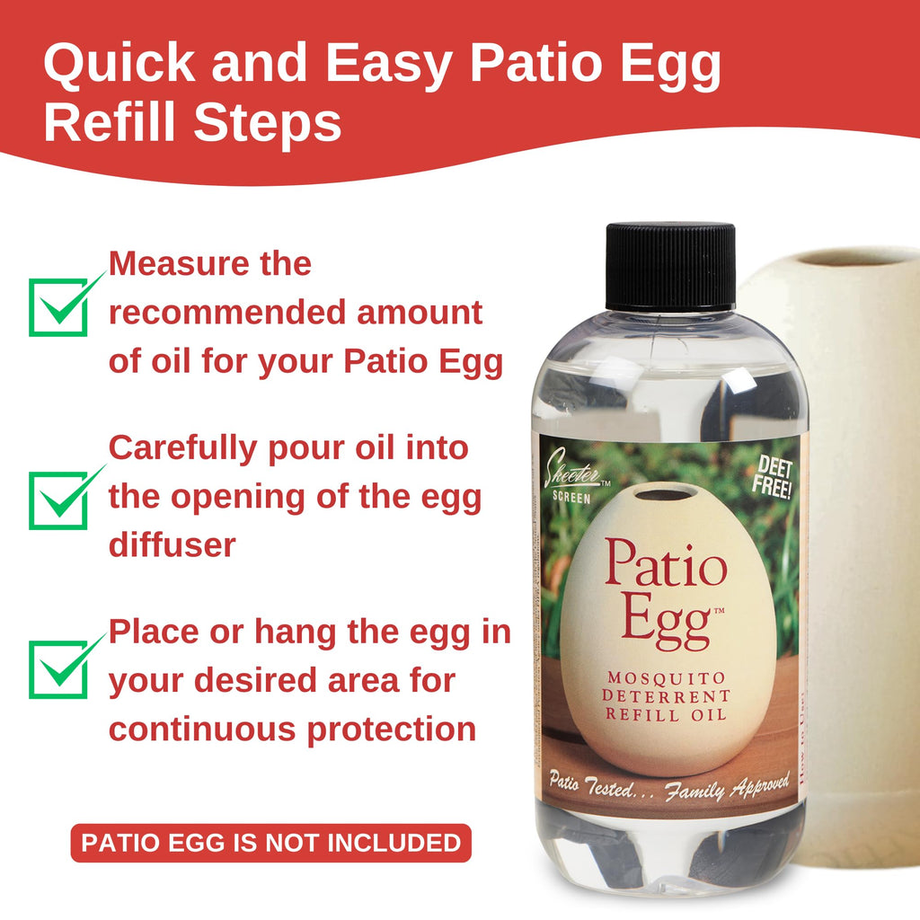 Patio Egg Refill Oil 8 Fl Oz 2 Pack C543