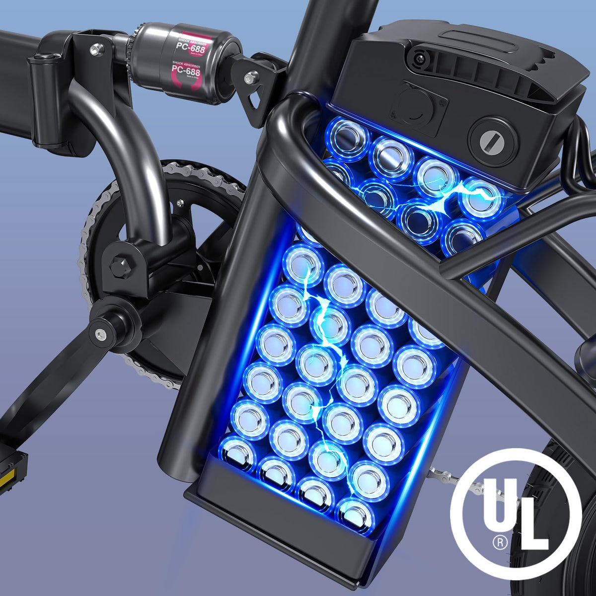 560W Motor 24MPH 32 Miles Range 48V 10Ah Battery 14" Foldable Electric Bike with Basket N167