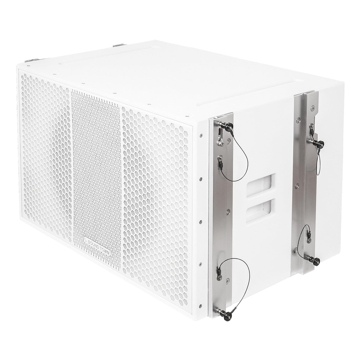 18” 1600W Powered Line Array Subwoofer with DSP, White B916