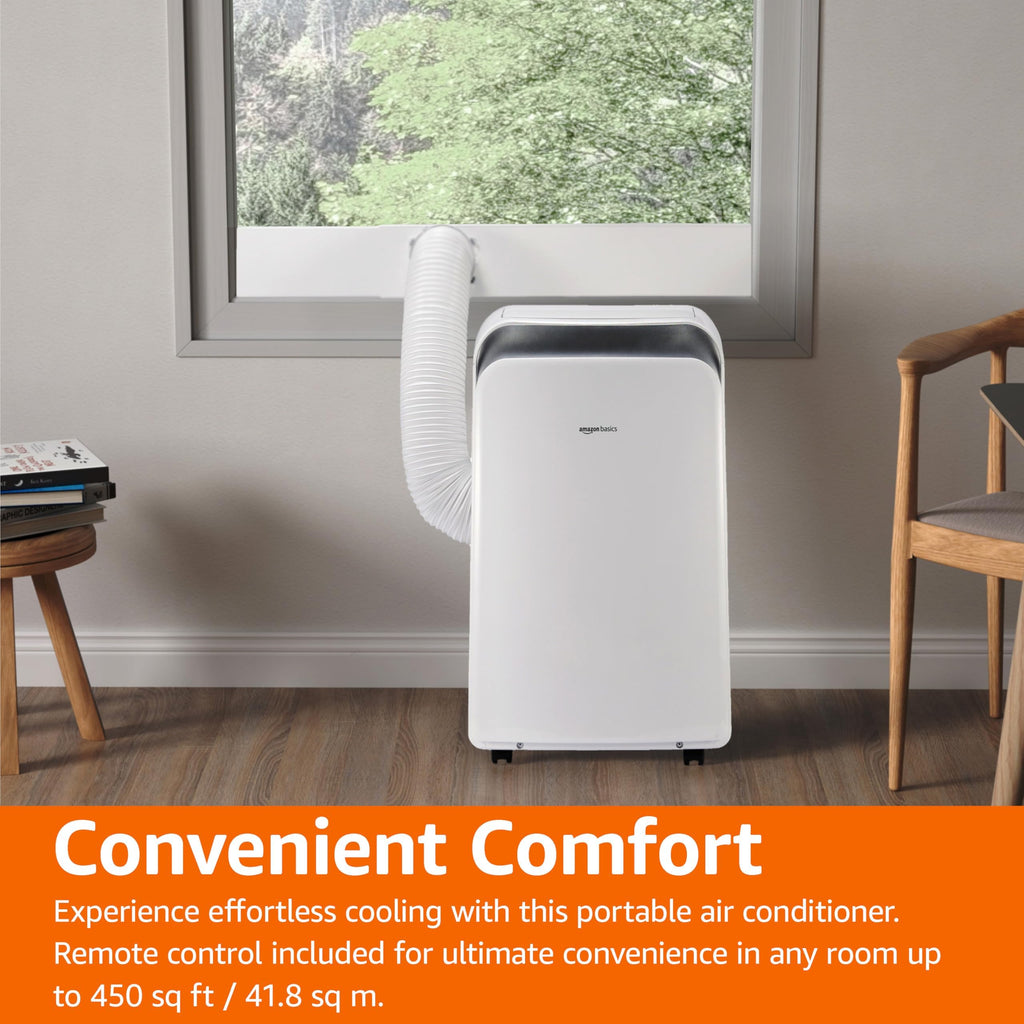 3-In-1 Portable Air Conditioner with Remote, 10000 BTU, White M1773