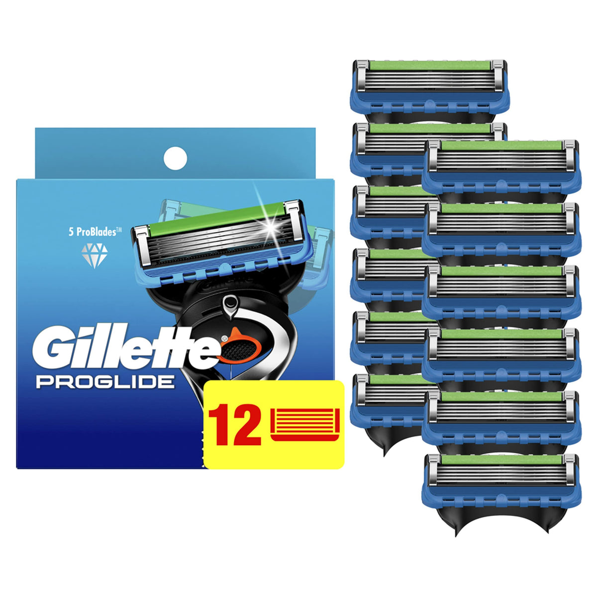 12 Count Razor Blade Refills J3892
