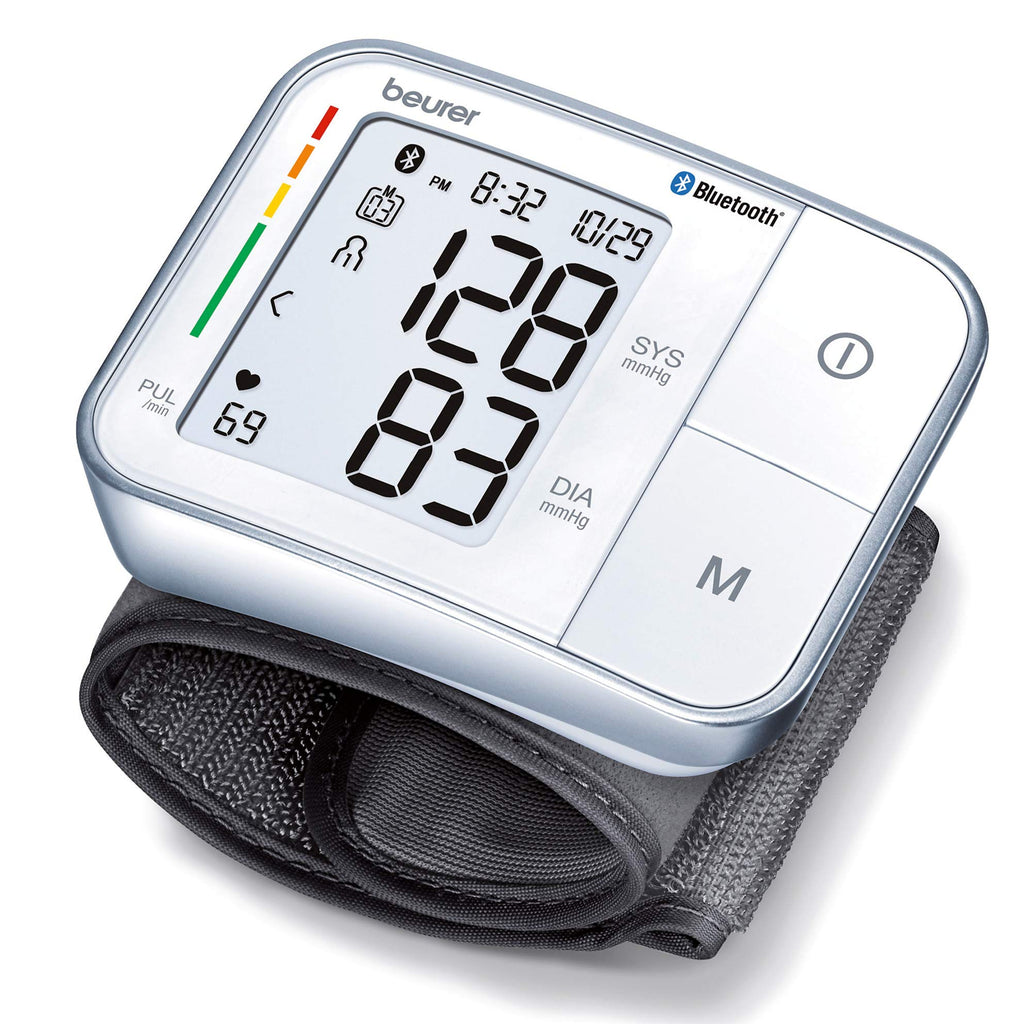 Bluetooth Automatic Wrist Blood Pressure Monitor with Large LCD Display Z711