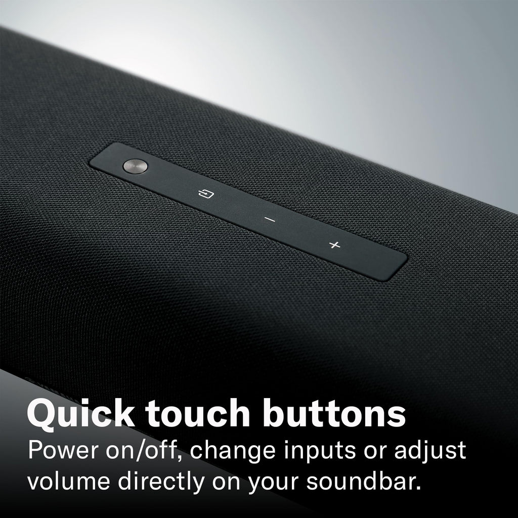 Black Sound Bar with Wireless Subwoofer J690079