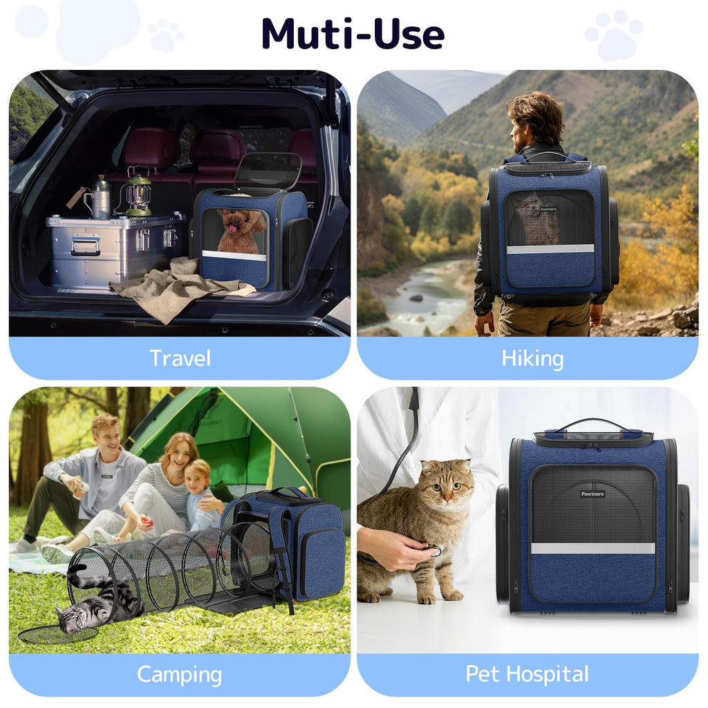 Cat Backpack with Play Tunnel N392560