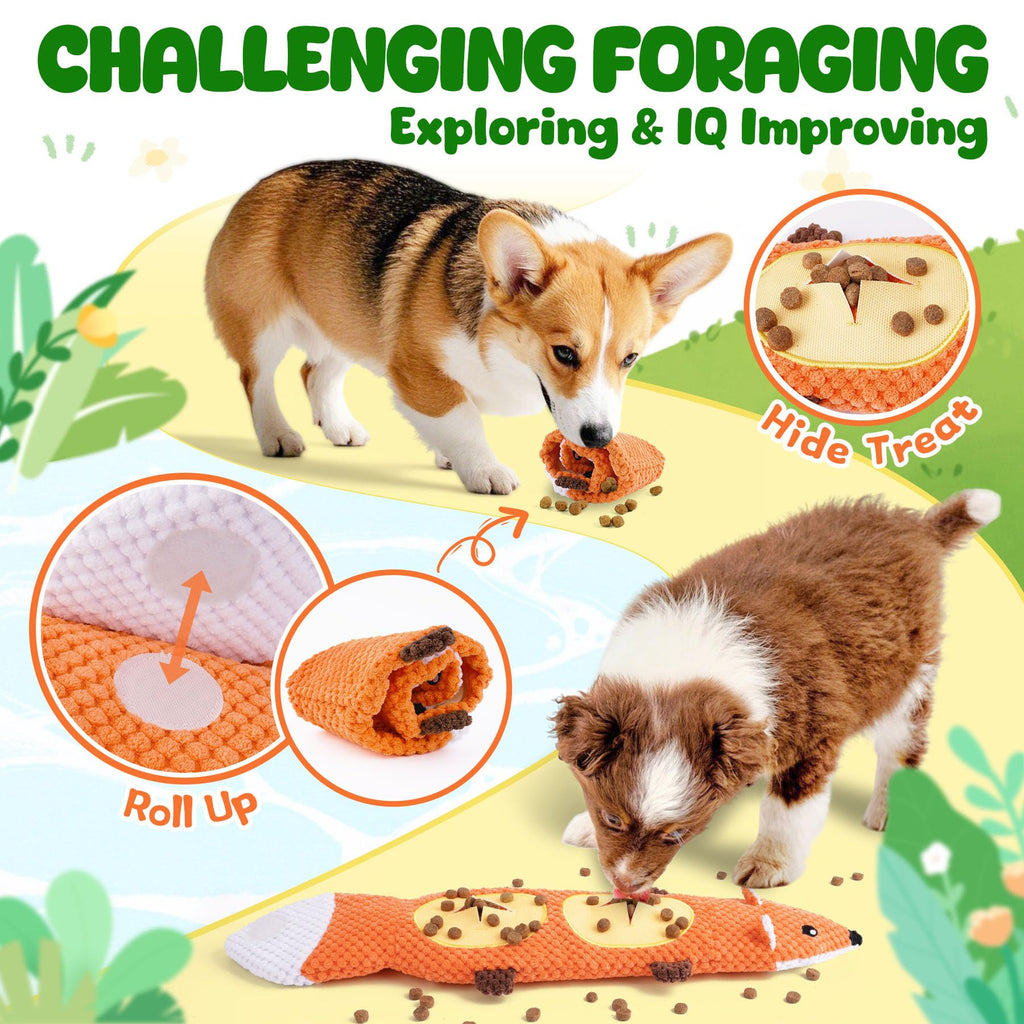 2 Pack No Stuffing Squeaky Dog Toys I8569