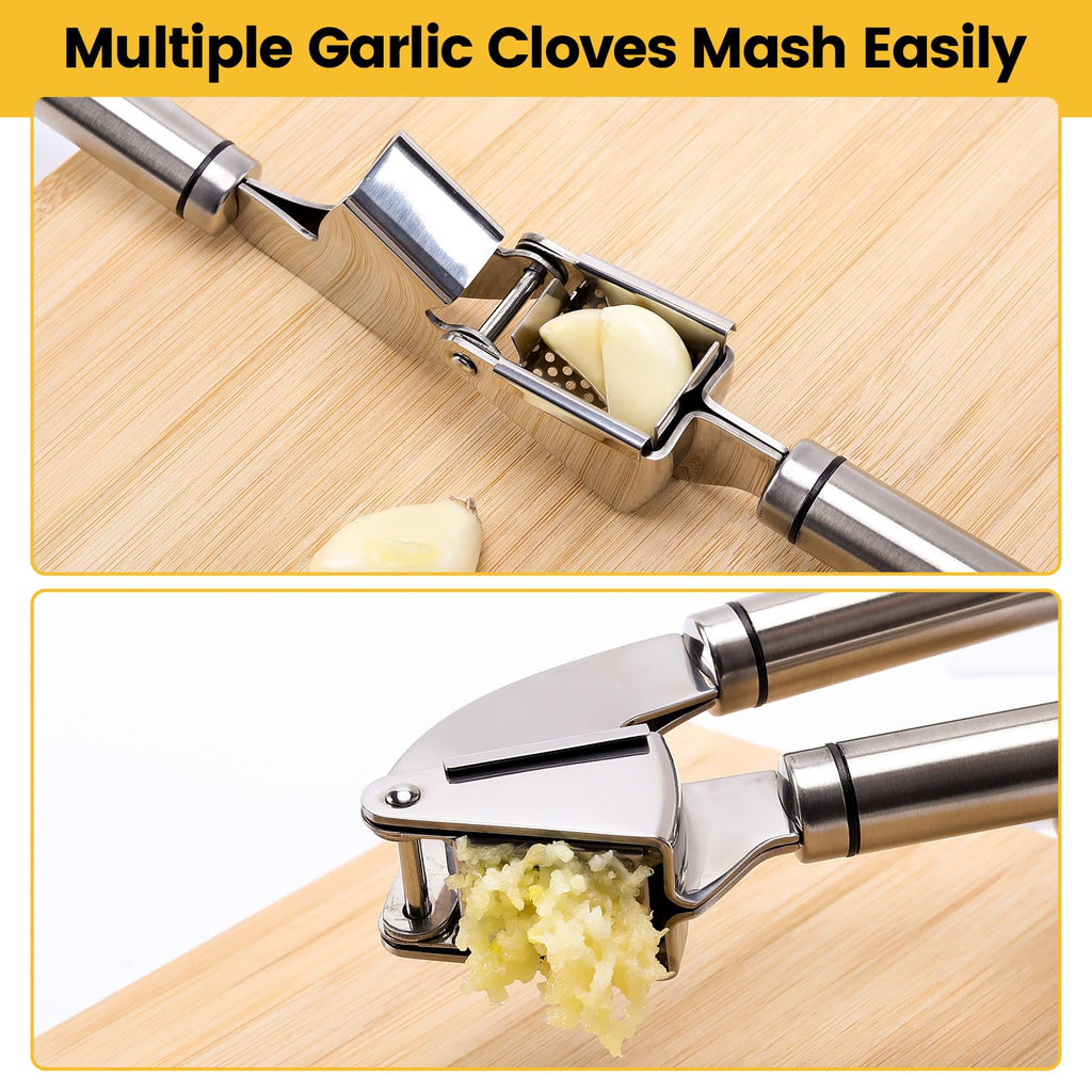 Stainless Steel Garlic Press Mincer V92326