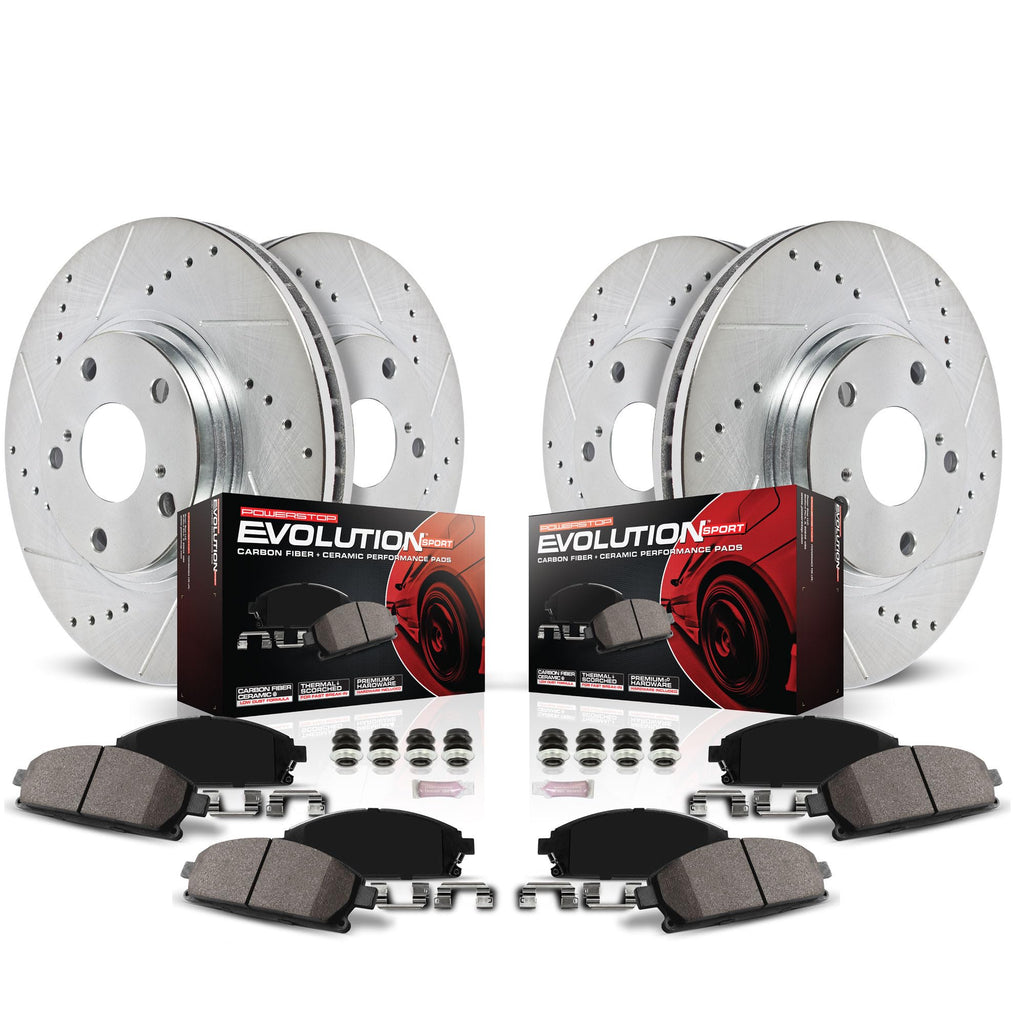 Brake Pad & Rotor Kit Front & Rear Z97428