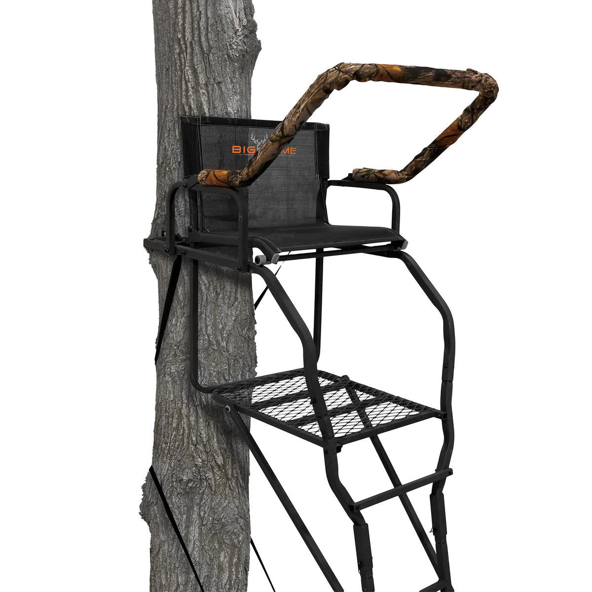Ladder Treestand with Flip Back Seat J17811