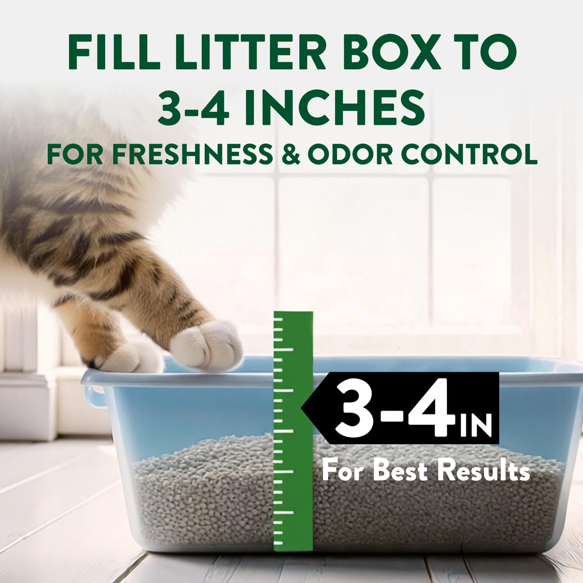 Plant-Based Clumping Cat Litter Unscented 15 Lbs P33337