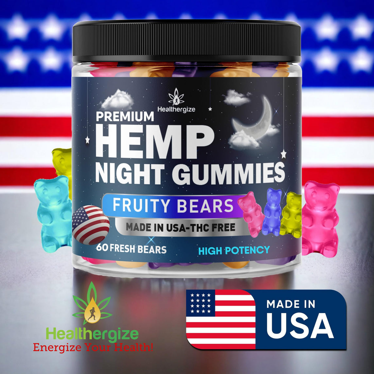 Hemp Gummies 60 Count F64660