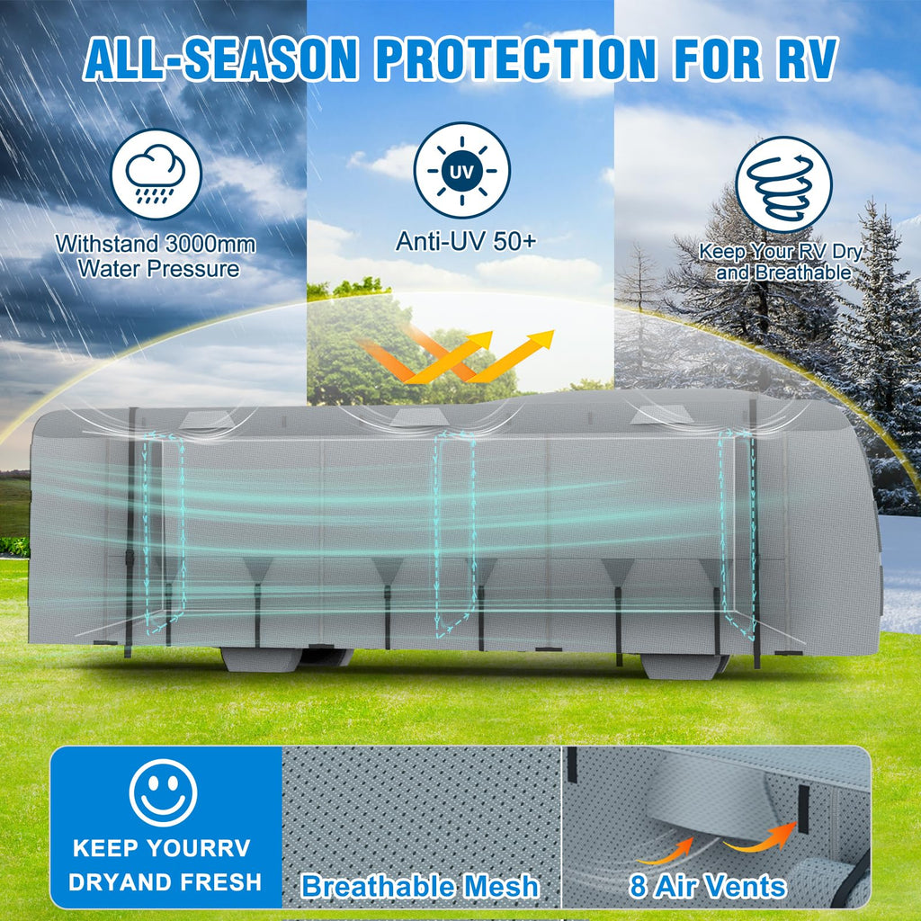 37'-40' Class A Motorhome RV Cover Q1417