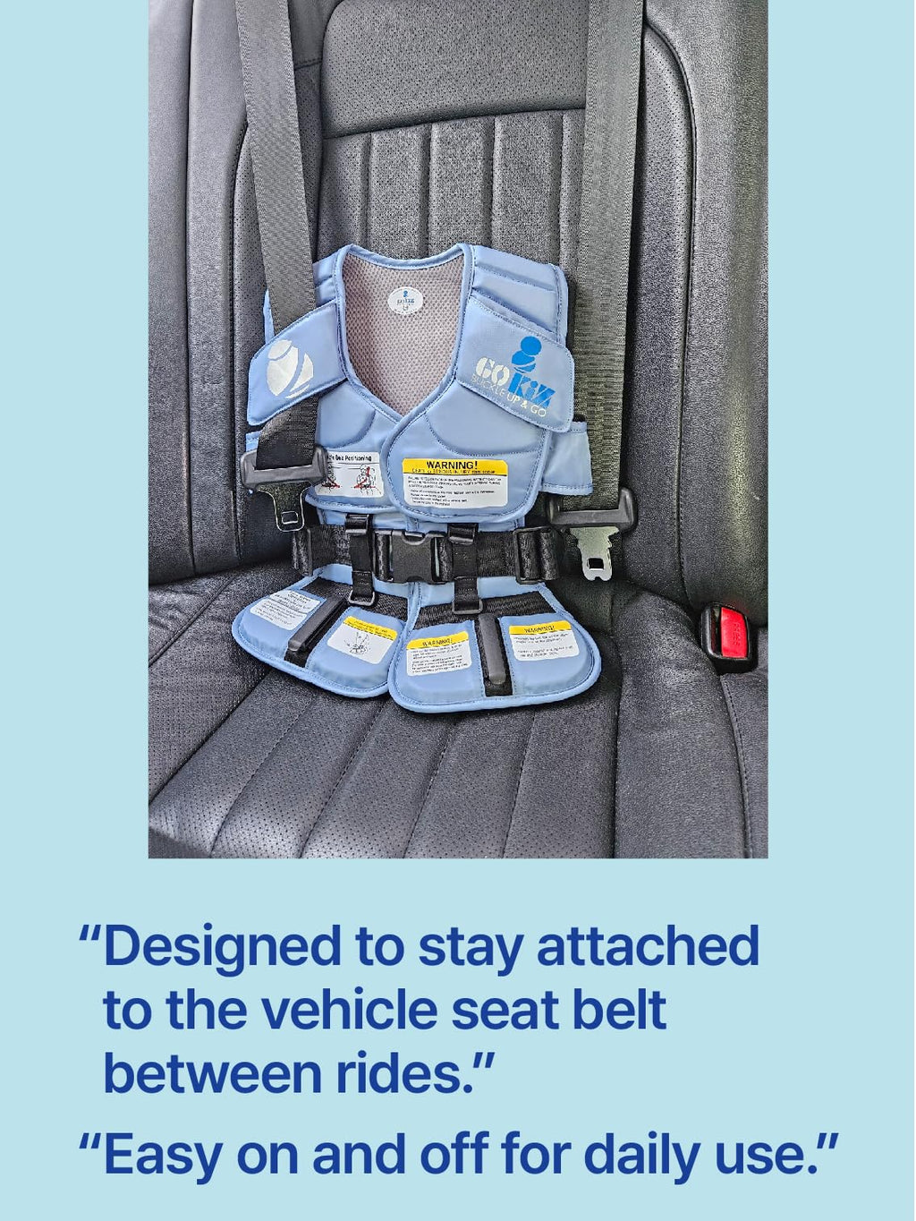 Lightweight Portable Child Restraint Vest M648