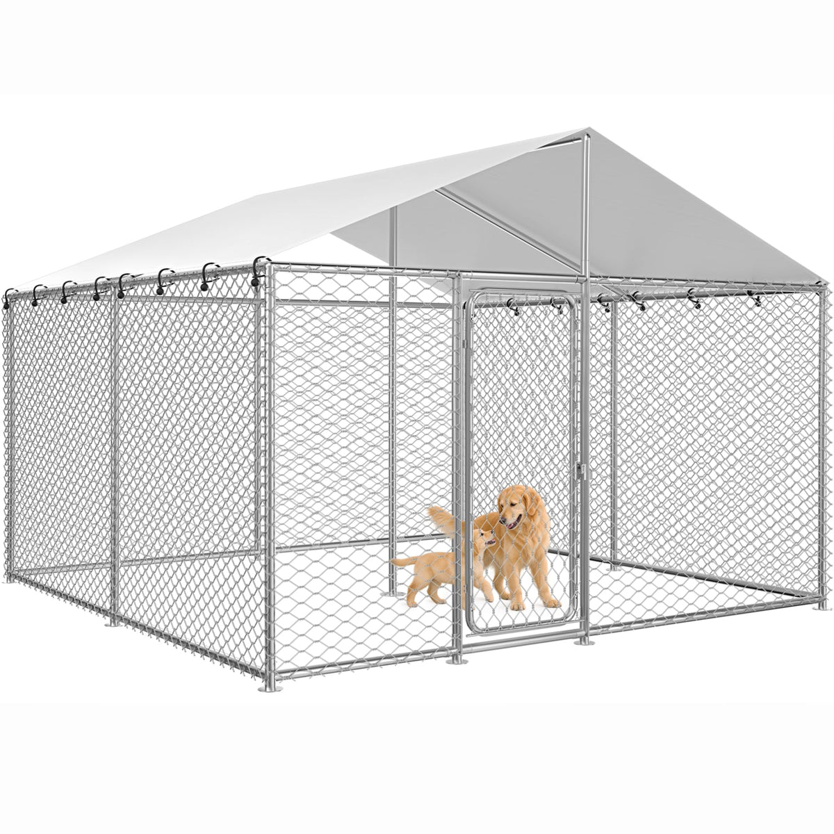 10x10 FT Heavy Duty Outdoor Dog Kennel T298