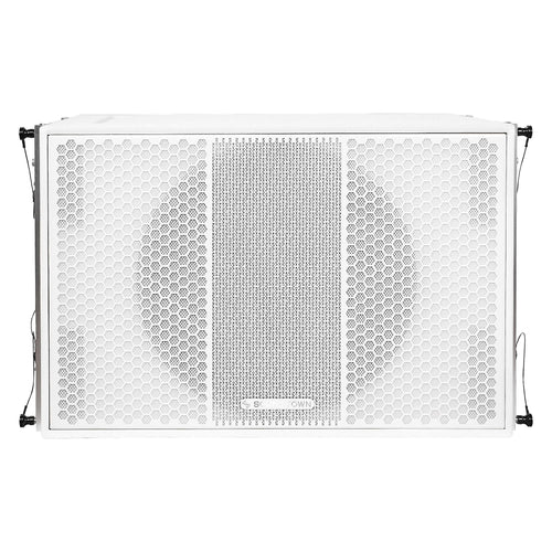 18” 1600W Powered Line Array Subwoofer with DSP, White B916