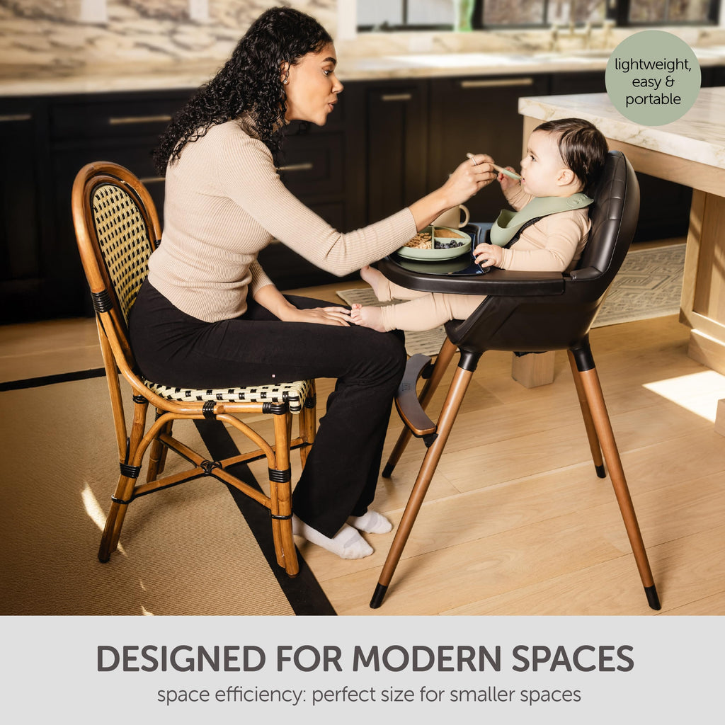 Convertible Wooden High Chair with Adjustable Height D819021